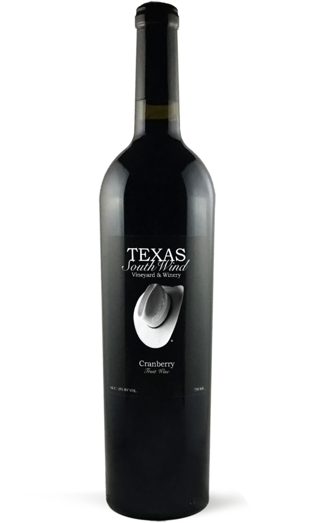 Cranberry Fruit Wine - Texas SouthWind Vineyard and Winery